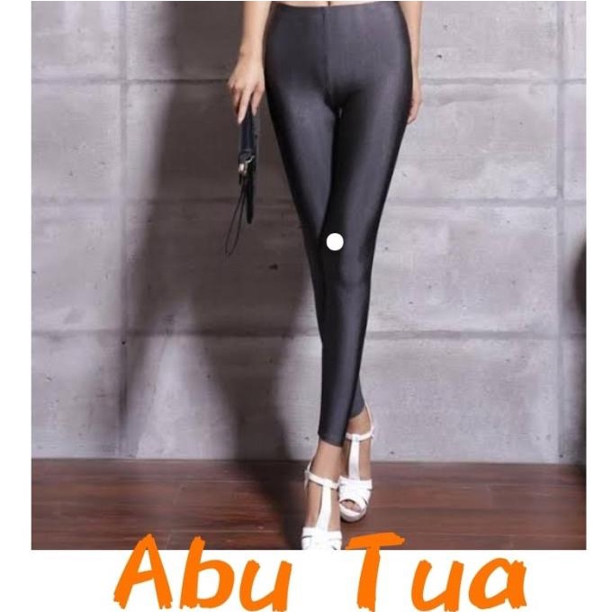 Legging korea lycra velevet Glosy / celana legging wanita mengkilat
