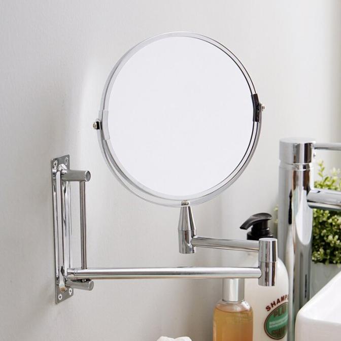 Kaca Cermin Rias Make Up Dinding Kamar Mandi Wastafel Toilet