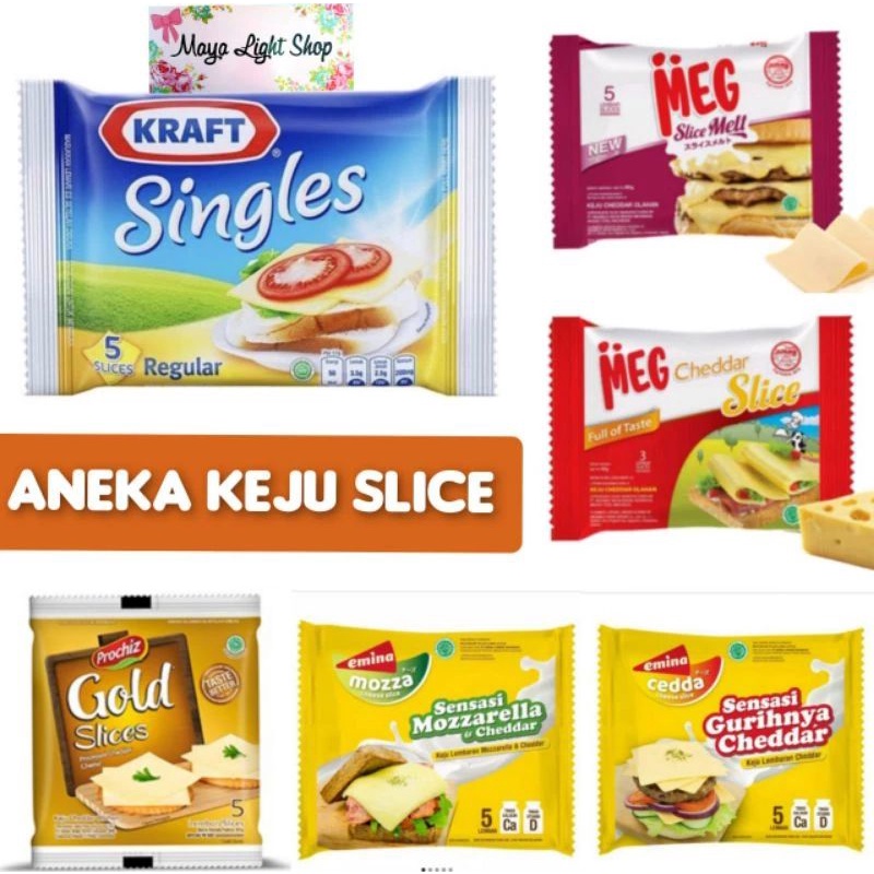 

Keju slice meg japan kraft prochiz gold emina mozarella cheddar kejar buger