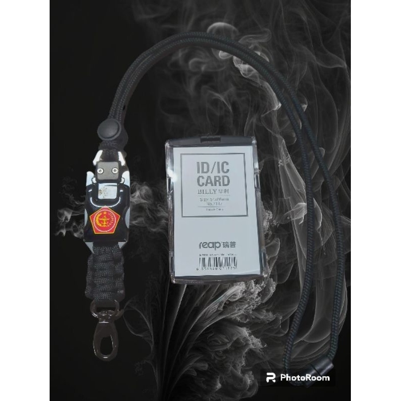 

lanyard id card holder tali gantungan logo custom ni knife logo