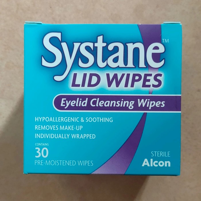 [New Ori] Systane Lid Wipes 30 Wipes Berkualitas