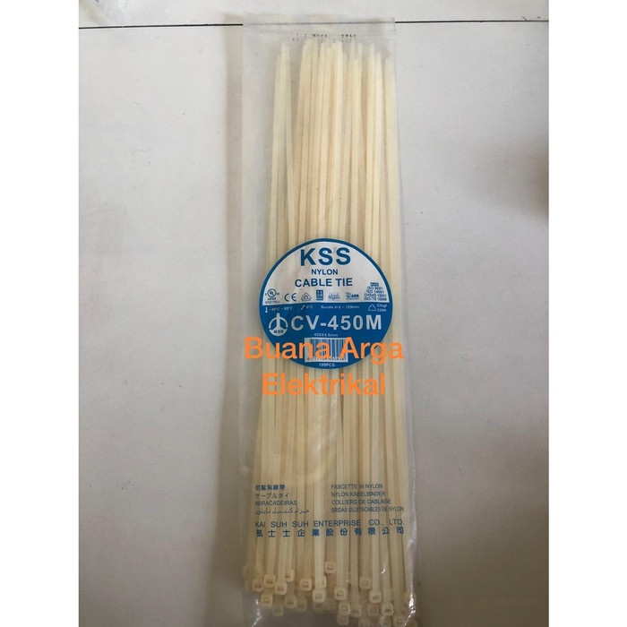 

Terbaru Kabel Ties Cv-450M Cv 450M X 4,8 Kss Warna Putih/Hitam @100Pcs Cv450M Promo Terlaris