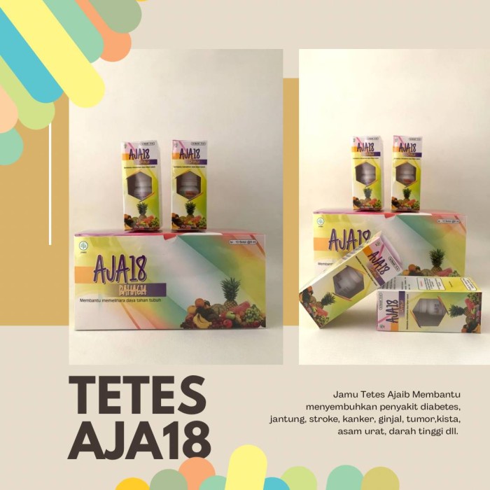 Promo Aja18 Jamu Tetes