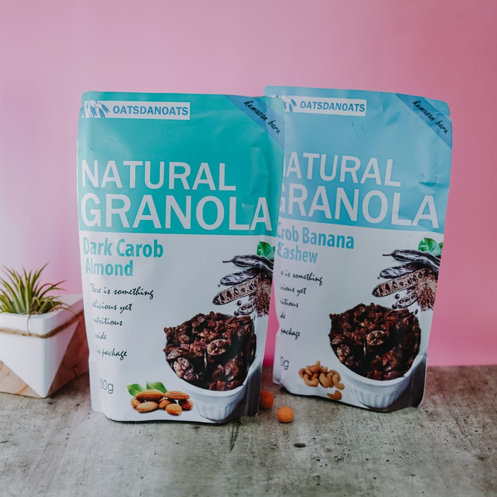 

Oatsdanoats Granola Dark Carob Almond 500Gr