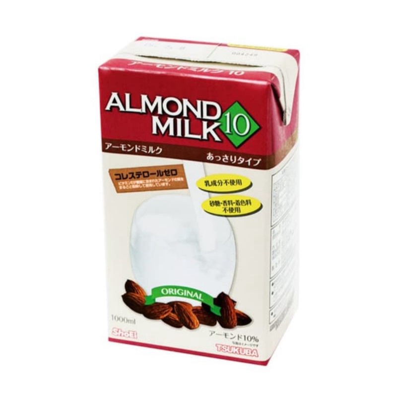 

Susu Almond 10 Tsukuba Shoei Almond Lk Susu Vegan 1 Liter Exp July 2024