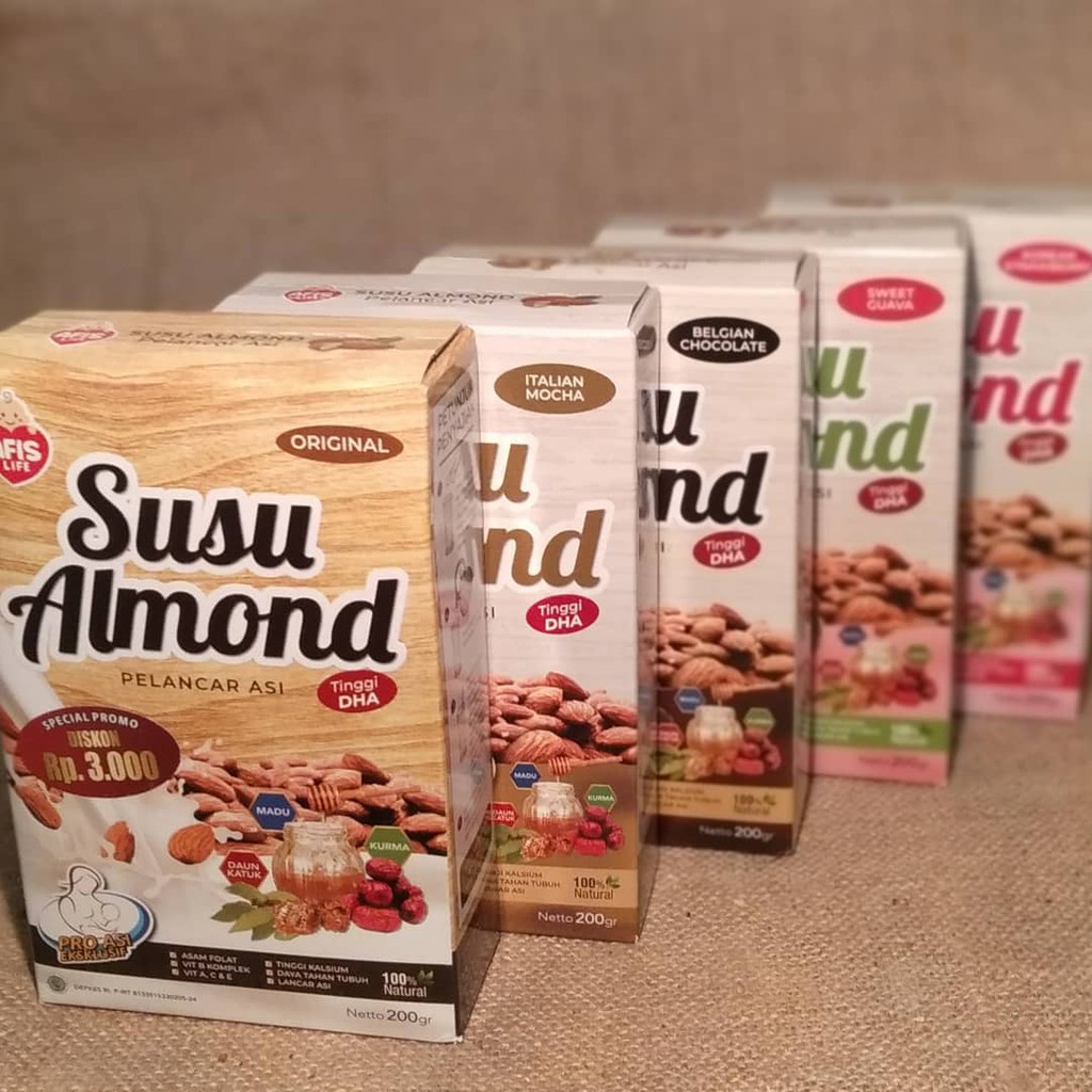 

Susu Almond Non Gula Pasir Plus Pelancar Asi