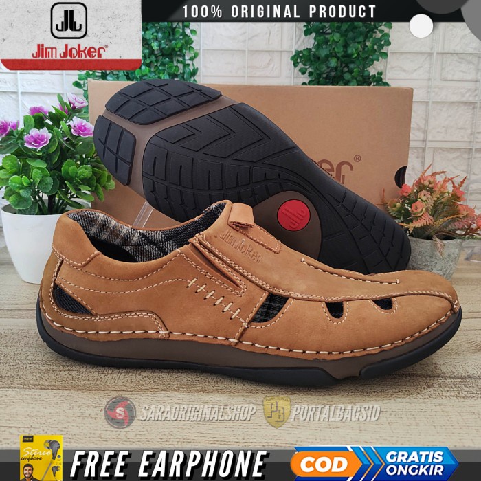 Promo Jim Joker Earth 03 Tane Sepatu Kulit Asli Original Leather