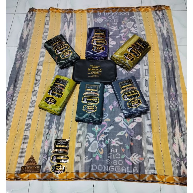 -toko alharomain- Sarung DONGGALA s-80 donggala s80 donggala sutra motif songket sarung Donggala jah