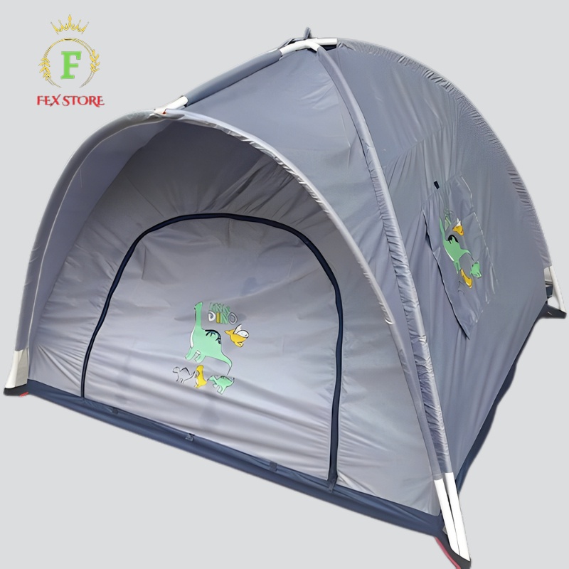 Tenda Camping Anak Perempuan Dan Laki Laki Jumbo Kemah Berkualitas Bahan Tebal Kter Motif Dinotahan