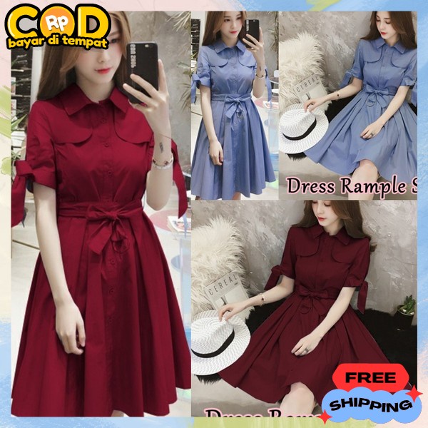 Daster Casual Modern Pakaian Atasan Baju Natal Ke Gereja Deres Gereja Formal Murah Drees Pesta Konda