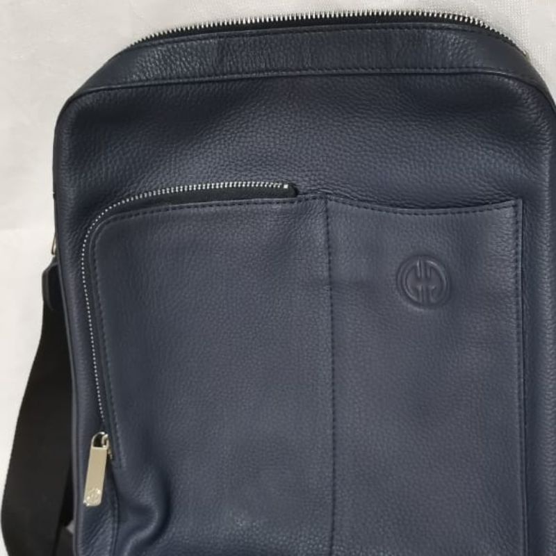 tas slempang gobelini full kulit