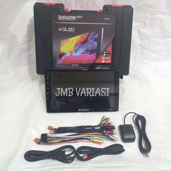 Head Unit Android 10 Inch Sansui Duragon Gen 2 SA-5200i Qled DSP