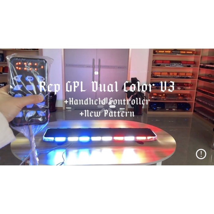 LIGHTBAR ROTATOR REP GPL FENIEX PATTERN DUAL COLOR