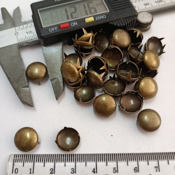 

144pcs spike bulat 12mm / stup bulat 12mm