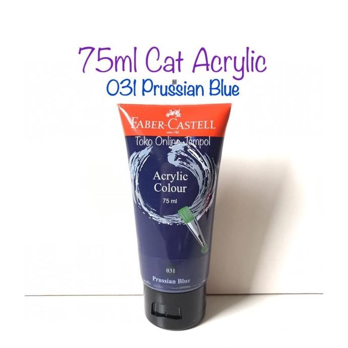 

75ml Cat Acrylic 031 Prussian Blue 187551 Faber Castell Akrik ATK455FC