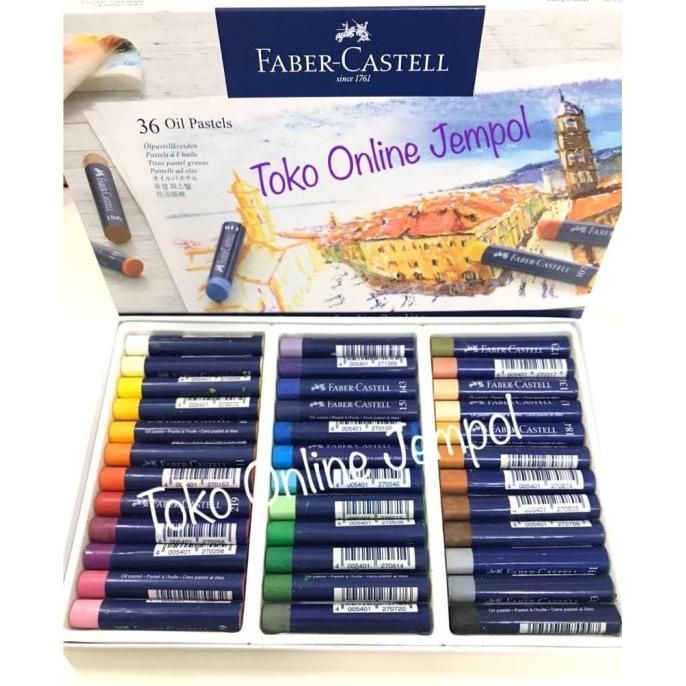 

36 warna Studio Quality Oil Pastel Faber crayon 127036 ATK0350FC