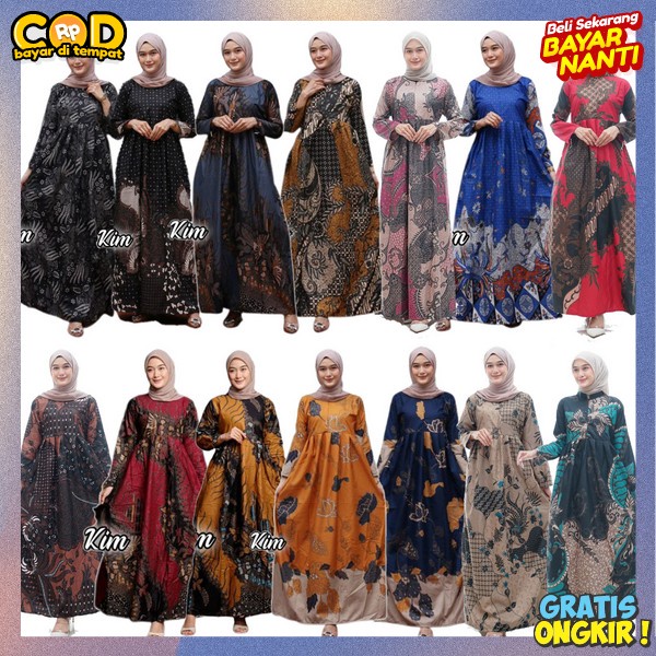 Gami Terbaru 2024 Games Simple Elegant Ghamis Ibuibu Pengajian Gamis Fashion Muslim Dress Perempuan 