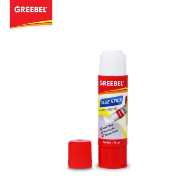 

8gr Lem Stick Glue Greebel 1908 lem kertas perekat aman ATK1352GB