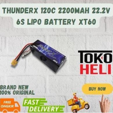 ThunderX 120C 2200mah 22.2V 6S Lipo Battery XT60