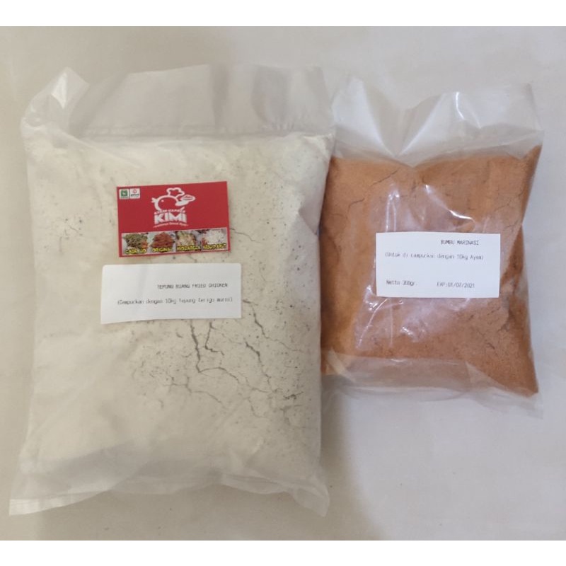 

Paket Tepung Biang Fried Chien 1Kg Free Bumbu Marinasi.