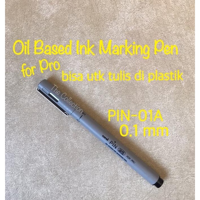 

ATK652UN 0.1 OIL BASED Marking Pen PIN-02A Drawing Pen UNI PIN 499344