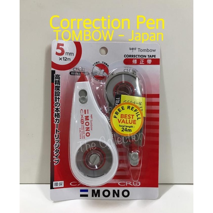 

ATK0443TW 5mm Tip Ex Tombow Correction Pen CT-CX5 penghapus pulpen pen