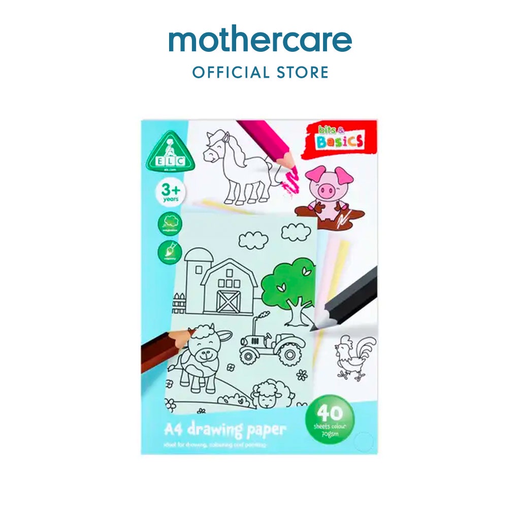 ELC A4 Coloured Paper 40 Sheets - Alat Menggambar Kertas Warna Anak