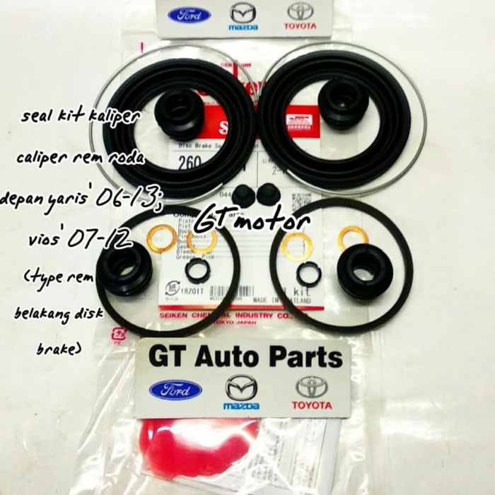 Seal Kit Caliper Rem Depan Yaris '2006-2013 / New Vios '2007-2012