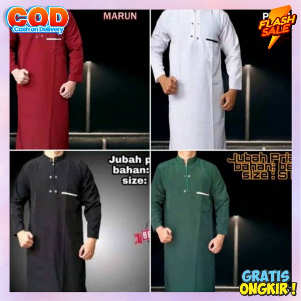 Gamia Laki Laki Dewsa Jubsh Pri Original Juba Remaja Lengan Panjang Famis Peria Dewas Juvah Saudi Mo