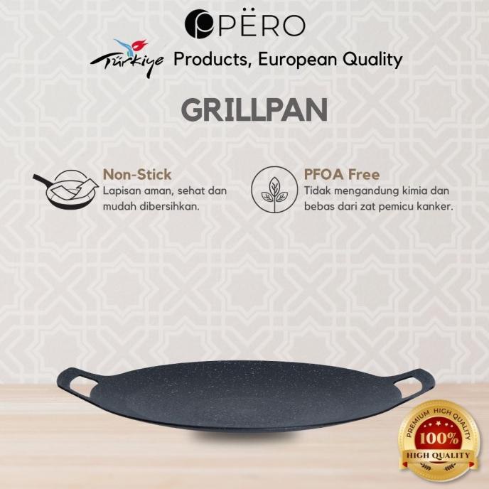 Pero Round Grill Korean BBQ 30cm Non Stick