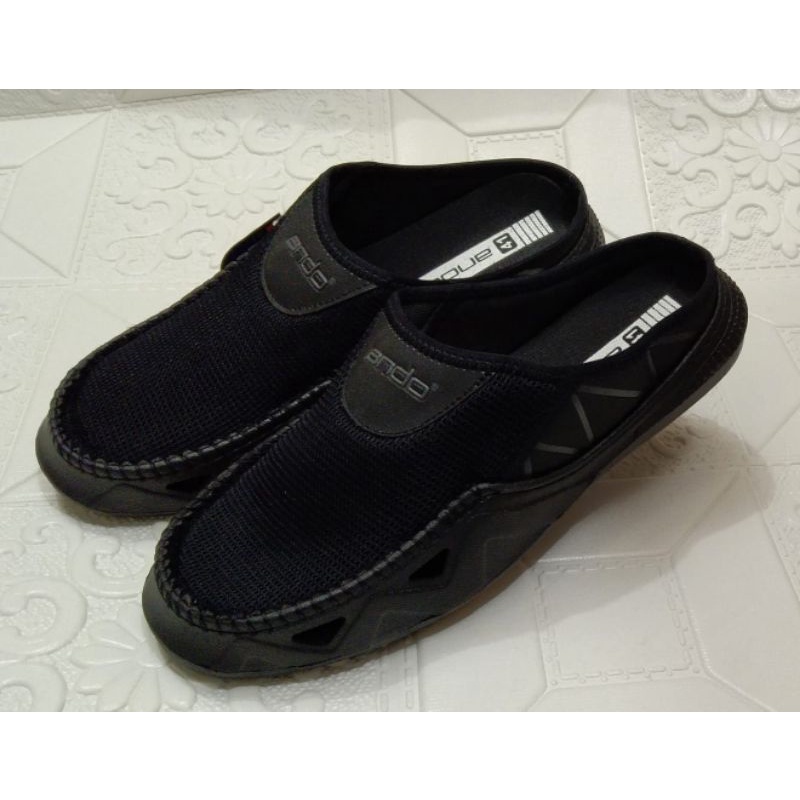 Sepatu Slop Slip On Ando Antonov Untuk Pria Terlaris,Slop Ando Slip On Pria,Slop Ando Sehari