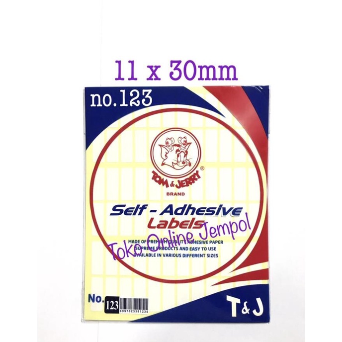 

11x30mm no.123 Label Tom and Jerry stiker Jerry sticker ATK1196TJ