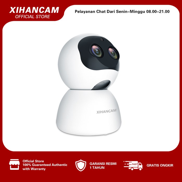 Termurah Xihancam Dual Lens Ip Camera Cctv Wifi Indoor Smart Kamera Cctv Zoom