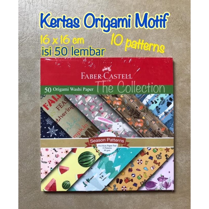 

ATK0562FC 50 lbr 16x16cm Origami Season 500700 Washi Paper Faber