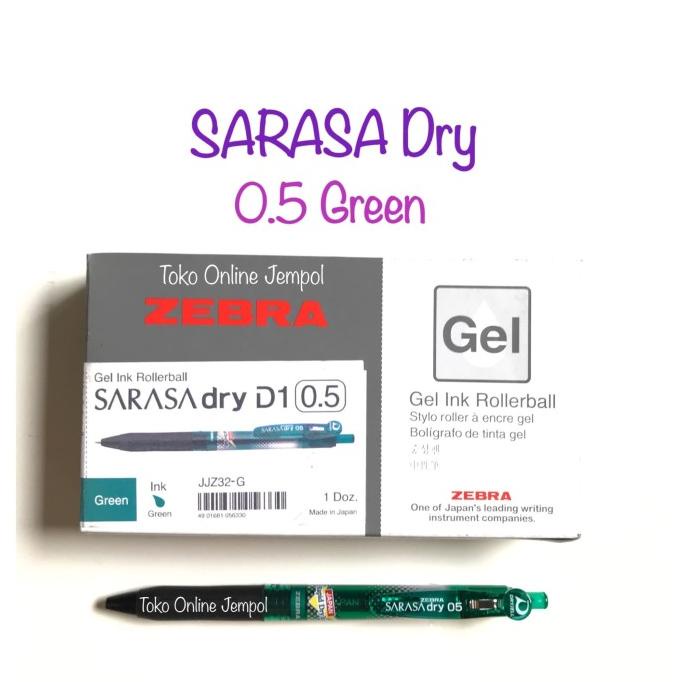 

Sarasa DRY Hijau 0.5 JJZ32-G DRYJELL 0,5 ballpoint gel Green ATK0827SR