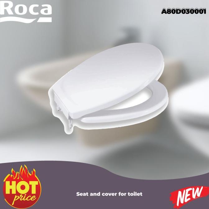 ROCA Paket hemat Toilet victoria+shower toilet+seat dan cover victoria