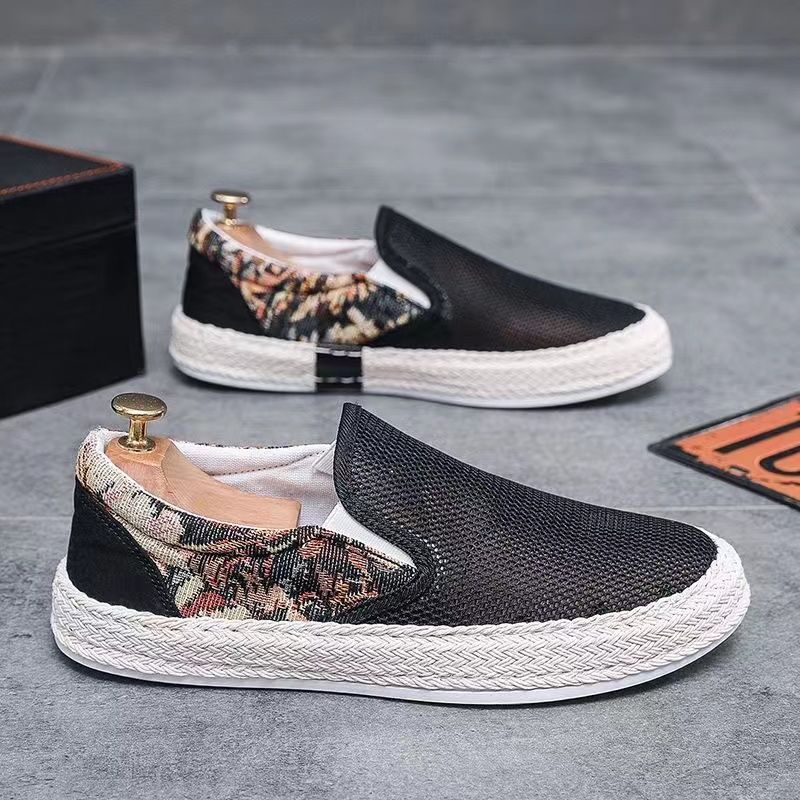 Baru Tods Pria Bernapas Mesh Loafers