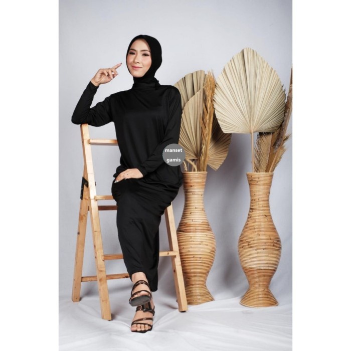 Opparel - Manset Gamis - Dalaman Wanita Inner Baju Pakaian Panjang
