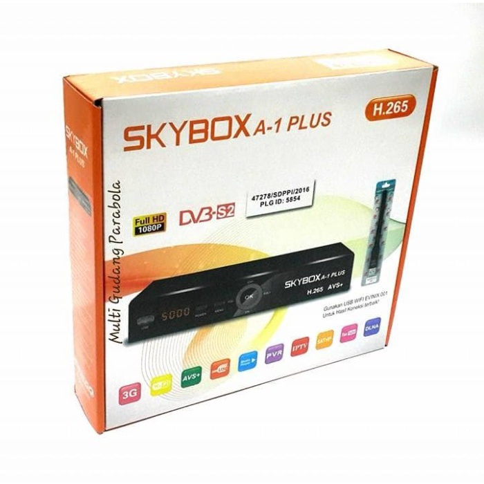 [Original] Receiver Skybox A1 Plus H 265 Berkualitas