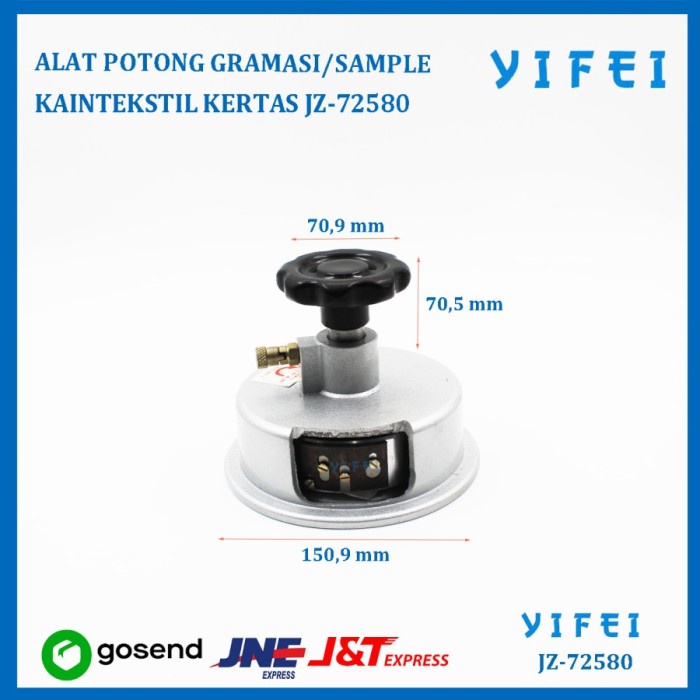 

Promo Alat Potong Gramasi/Sample Kain Tekstil Kertas Gsm Cutter Yifei-72580