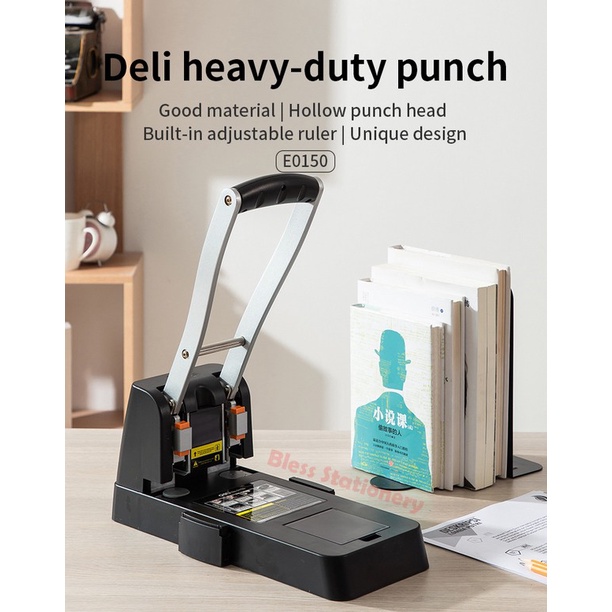 

Promo Deli Heavy Duty Punch Pembolong Kertas E0150