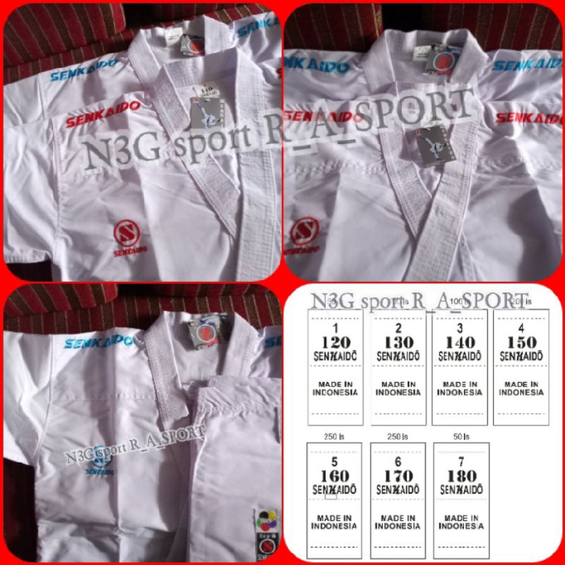 Baju Karate Kata Senkaido