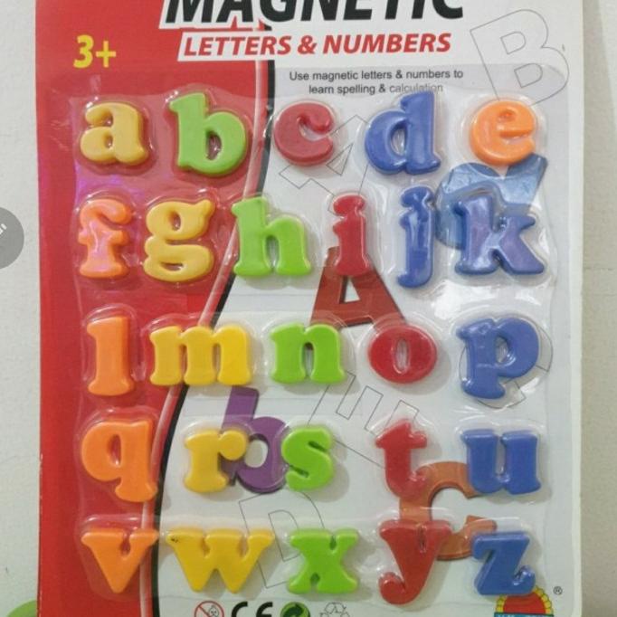Huruf Abjad Magnet Abc Magnetic Letter Huruf Besar Dan Huruf Kecil