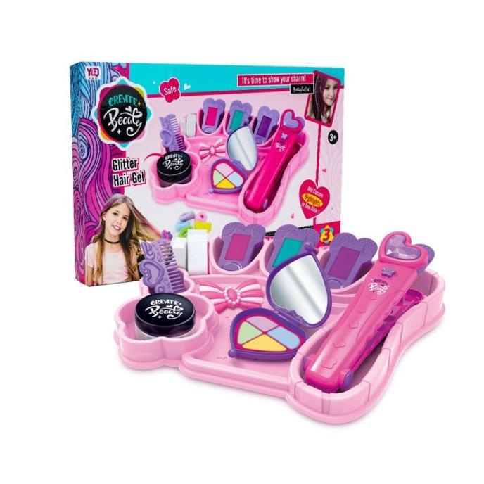 Mainan Anak MULTI COLOR HAIR STYLE Mainan Catokan Rambut Make Up Anak