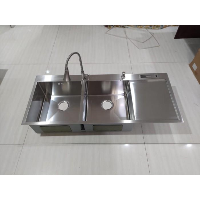 Premium Kitchen Sink 12050 / Bak Cuci Piring Mewah 120 X 50 Wasbak Bcp