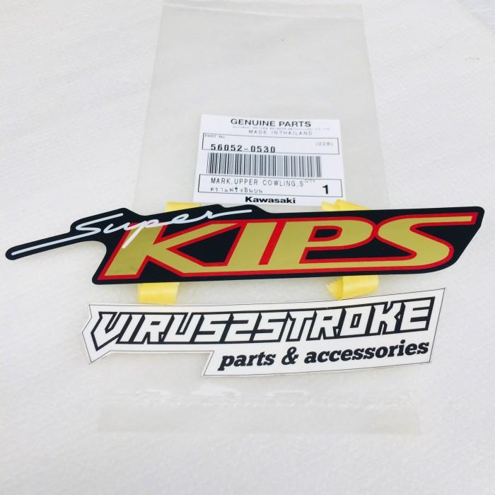 Striping Stiker Sticker Super Kips Ninja Zx150 Zx-150 Hitam Ori