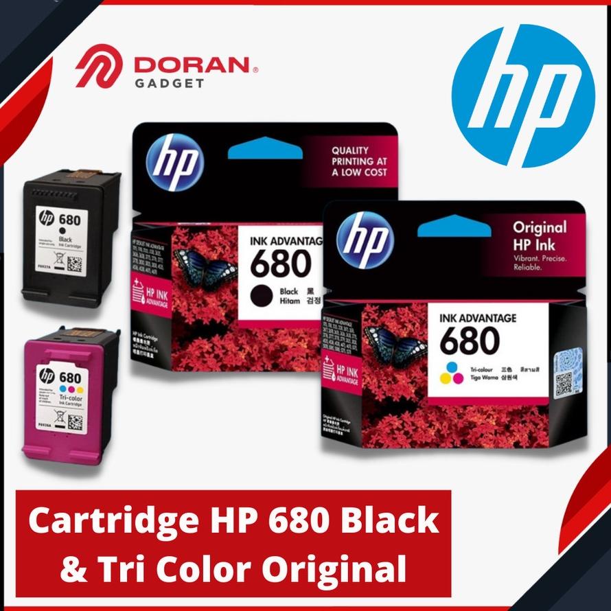 Big Sale Cartridge Tinta Hp 680 Black Hp 680 Tri Color Original Ink-Advantage Promo