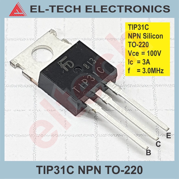 

TERLARIS TIP31C TIP 31C TIP31 TIP 31 Transistor NPN TO-220