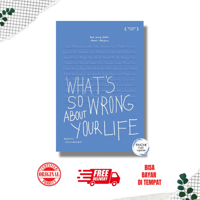 

[SALE MURAH] What's So Wrong About Your Self Healing dan Your Life by Ardhi Mohamad OBRAL