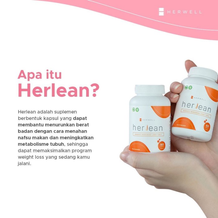 Herlean By Herwell 60Kapsul Herwell Herlean Suplemen Pelangsing